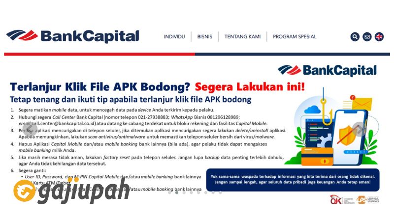 Gaji Pegawai Bank Capital Indonesia