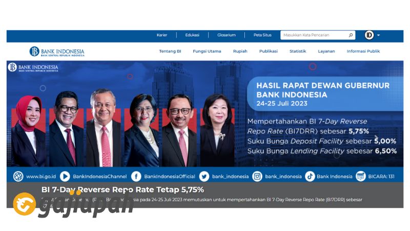 Gaji Pegawai Bank Indonesia